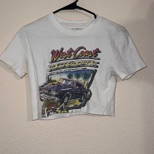 Small Brandy Melville Cropped Tee